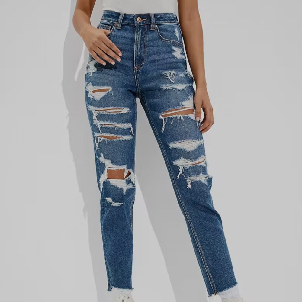 NWT American Eagle Highest Rise Mom Jean